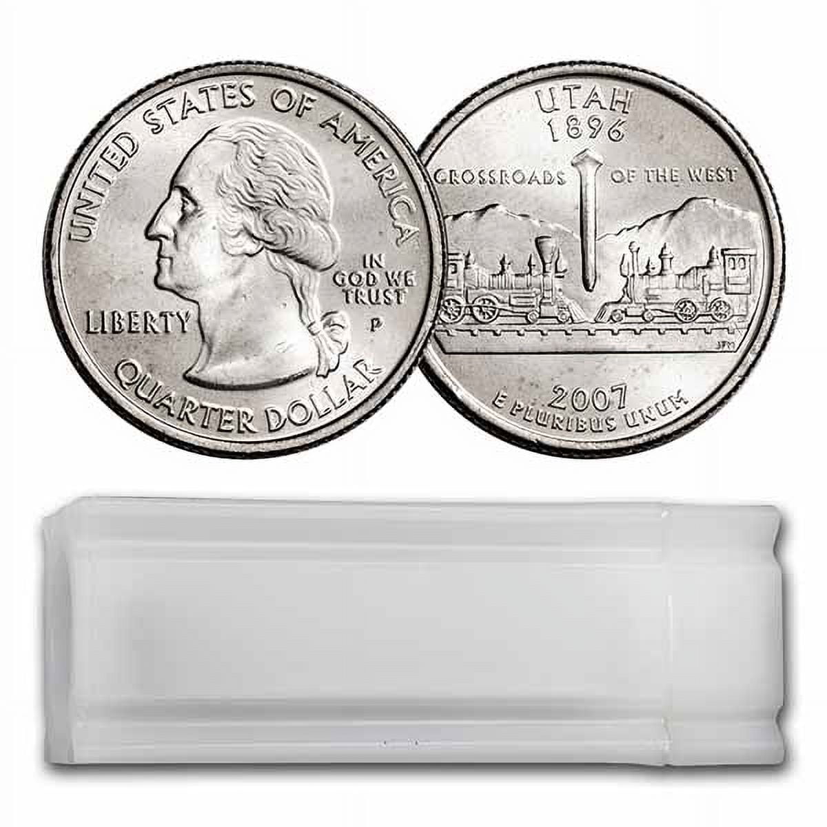 2007-P Utah Statehood Quarter 40-Coin Roll BU - Walmart.com