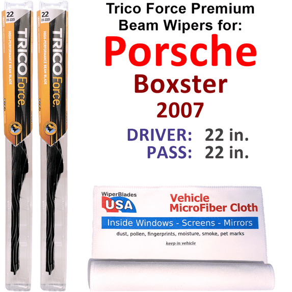 2007 Porsche Boxster Performance Beam Wipers (Set of 2)