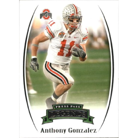 2007 Press Pass Legends #44 Anthony Gonzalez NFL Football Trading Card