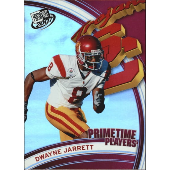 2007 Press Pass Primetime Players #10 Dwayne Jarrett NFL Footballl Trading Card
