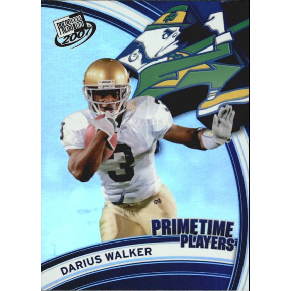 2007 Press Pass Primetime Players #15 Darius Walker NFL Footballl Trading Card