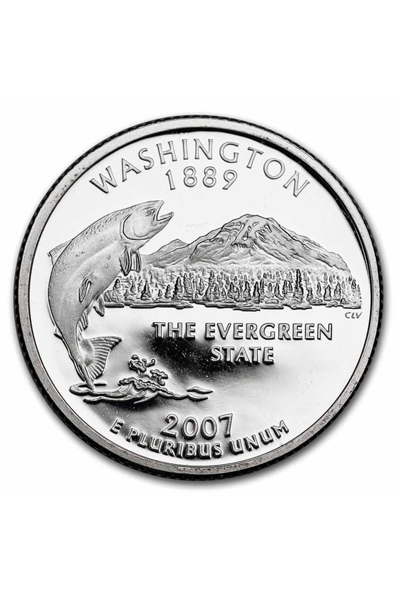 2007-S Washington State Quarter Gem Proof (Silver)