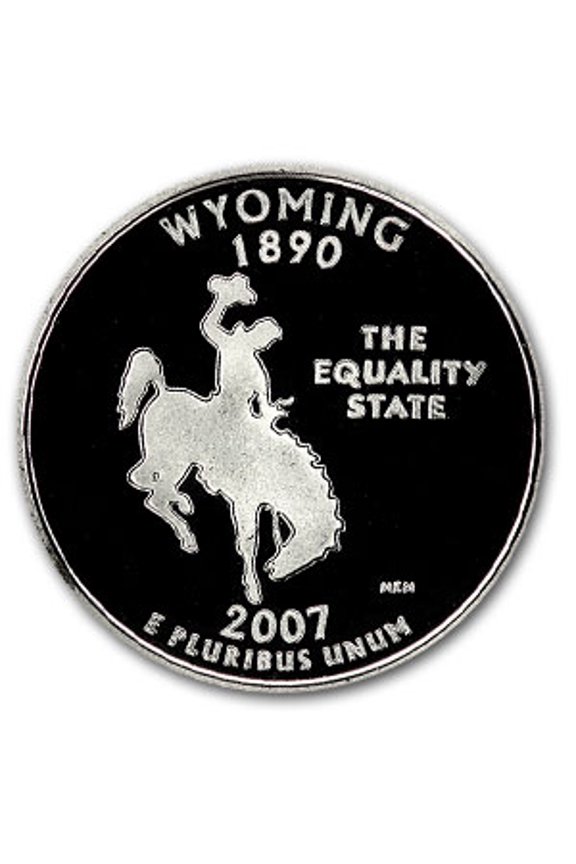 2007-S Wyoming State Quarter Gem Proof