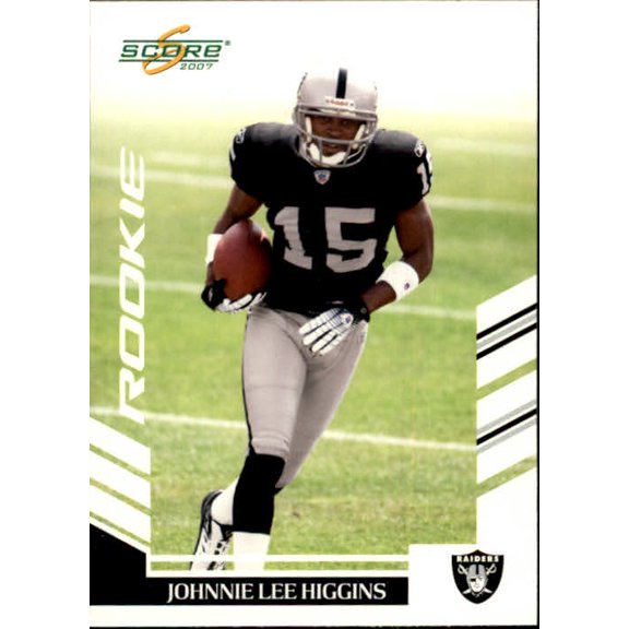 2007 Score #383 Johnnie Lee Higgins RC NFL Football Trading Card