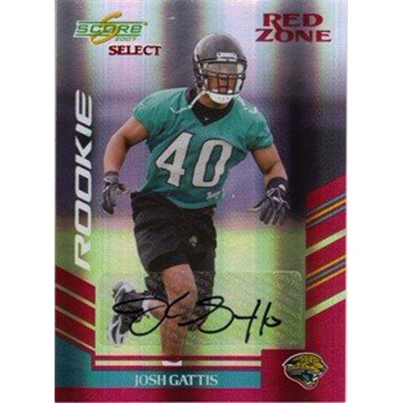 2007 Select Red Zone #322 Josh Gattis /30 NFL Football Trading Card
