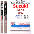 thumbnail image 1 of 2007 Suzuki Aerio Beam Blade Wipers (Set of 2), 1 of 3