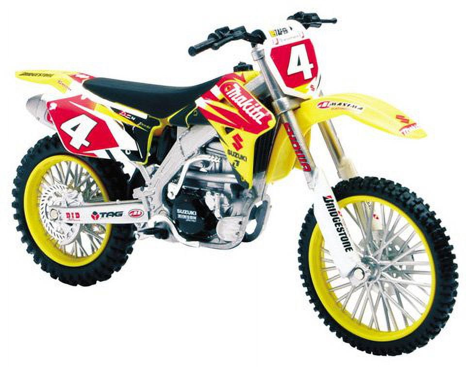 2007 Suzuki RM-Z450 Ricky Carmichael diecast motorcycle 1:12 scale