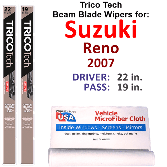 2007 Suzuki Reno Beam Blade Wipers (Set of 2)