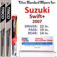 thumbnail image 1 of 2007 Suzuki Swift+ Wiper Blades (Set of 3) w/Rear Wiper, 1 of 3
