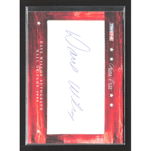 2007 TRISTAR Hidden Treasures Signa Cuts Dave Wilcox #DW /150 Cut Signature