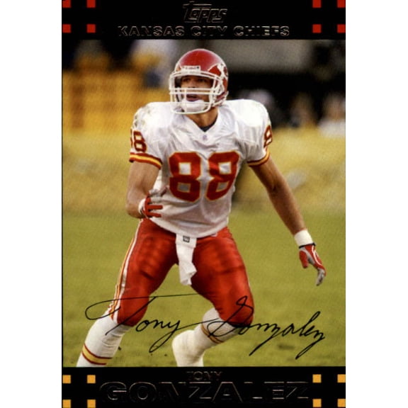 2007 Topps #204 Tony Gonzalez NFL Football Trading Card