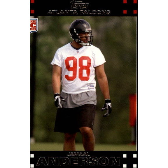2007 Topps #352 Jamaal Anderson RC NFL Football Trading Card