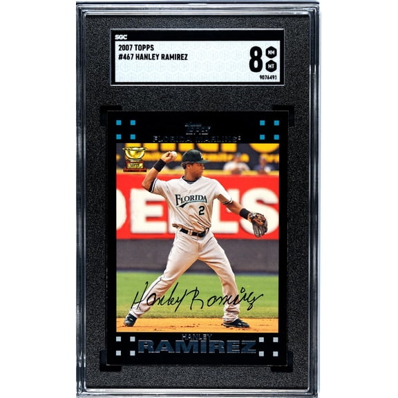 2007 Topps #467 Hanley Ramirez SGC 8
