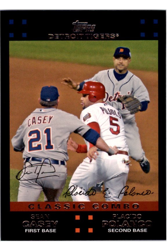 2007 Topps #653 S.Casey P.Polanco CC MLB Baseball Trading Card