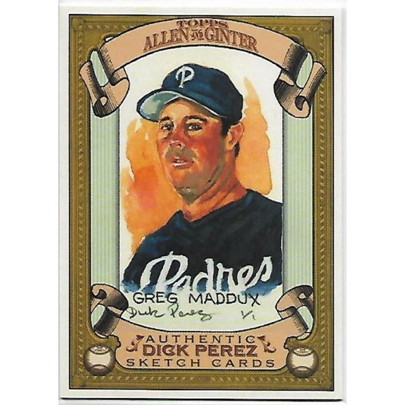 2007 Topps Allen & Ginter Base Set #23 Greg Maddux NM-MT Padres Baseball Card