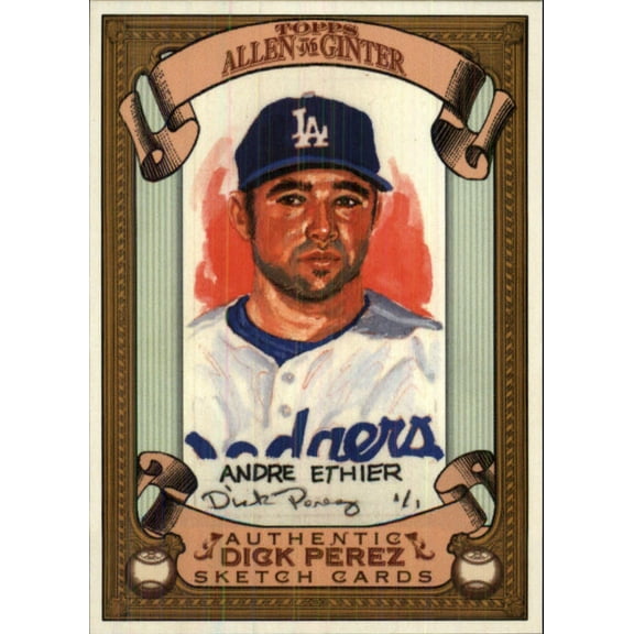2007 Topps Allen and Ginter Dick Perez #15 Andre Ethier MLB Baseball Trading Card