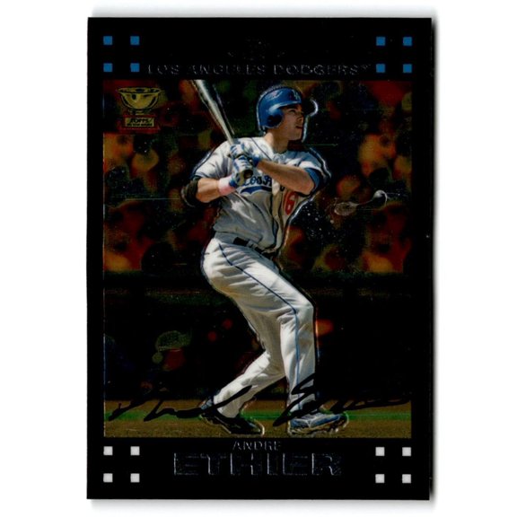 2007 Topps Chrome #23 Andre Ethier EX/NM Dodgers MLB Baseball Card Los Angeles Dodgers MLB Baseball Trading Card