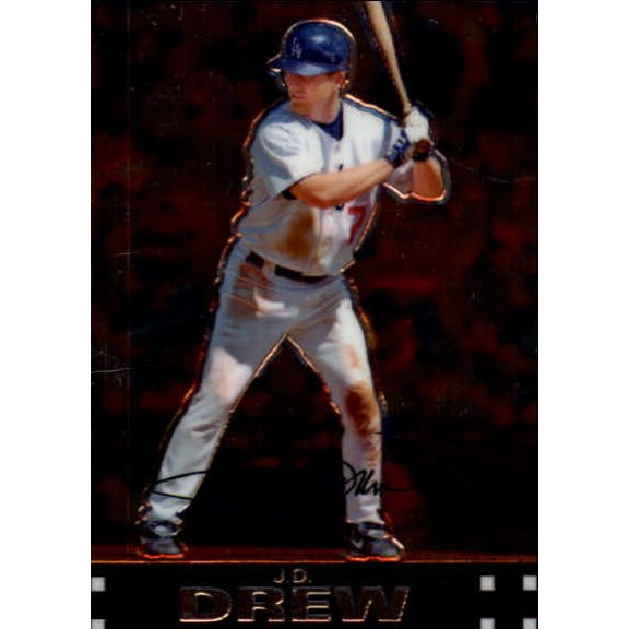 2007 Topps Chrome #8 J.D. Drew MLB Baseball Trading Card