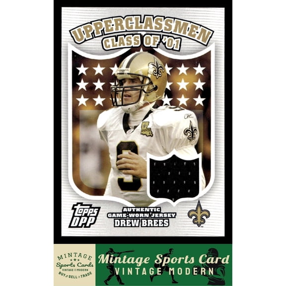 2007 Topps Draft Picks & Prospects Drew Brees #UC-DB SN MEM