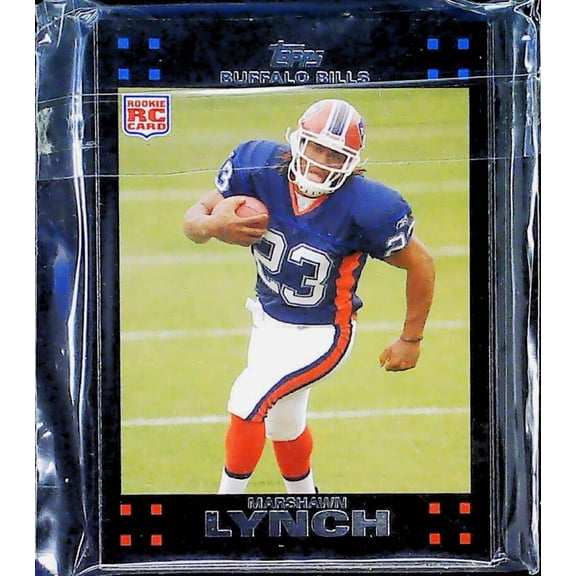 2007 Topps FB Buffalo Bills Team Set MARSHAWN LYNCH RC