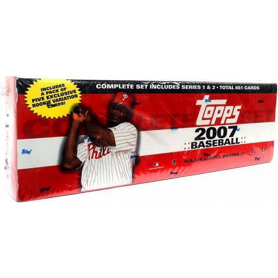 Topps 2007 Baseball Card Factory Sealed Set, Series I and II, 661 ...