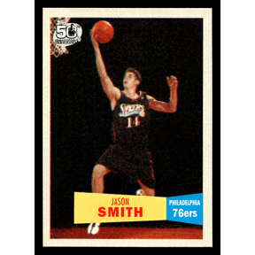 2007 Topps Jason Smith #130 Philadelphia 76ers NBA Basketball Trading Card