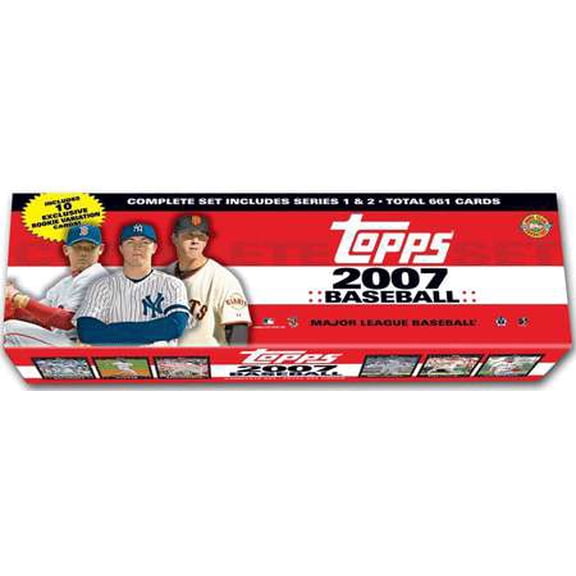 MLB 2007 Topps Baseball Cards Complete Set (Holiday Edition)