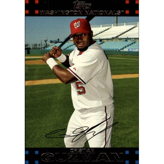 2007 Topps Red Back #367 Cristian Guzman MLB Baseball Trading Card