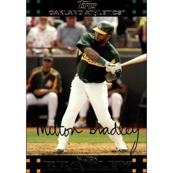 2007 Topps Red Back #393 Milton Bradley MLB Baseball Trading Card