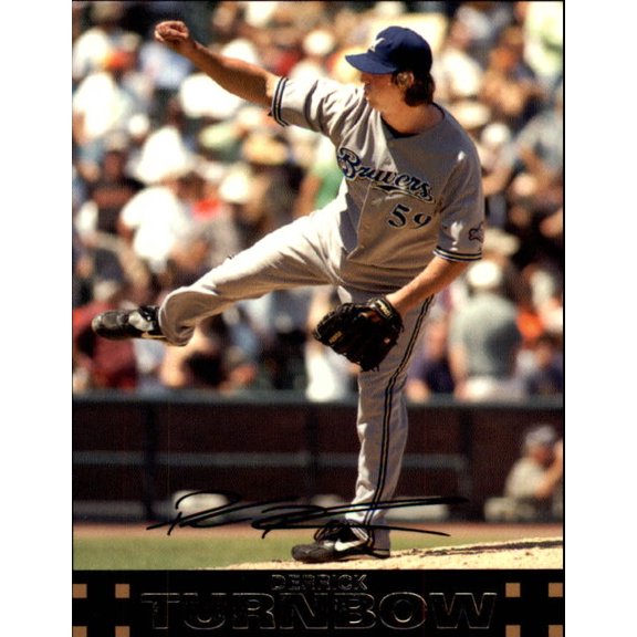 2007 Topps Red Back #521 Derrick Turnbow MLB Baseball Trading Card