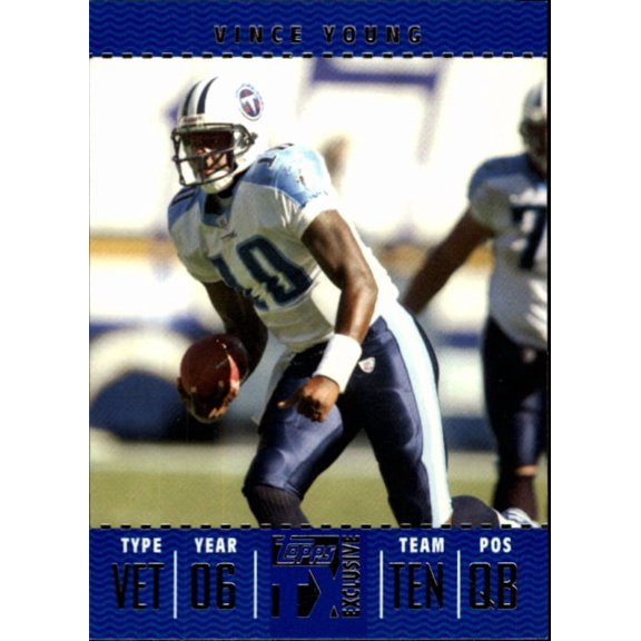 2007 Topps TX Exclusive #21 Vince Young NFL Football Trading Card