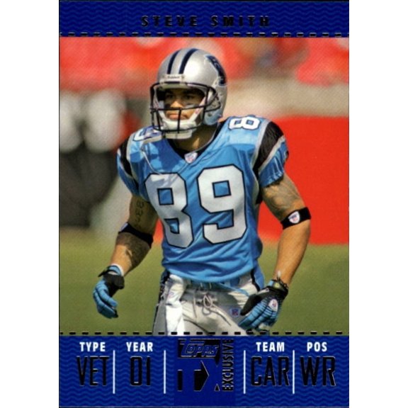 2007 Topps TX Exclusive #62 Steve Smith NFL Football Trading Card