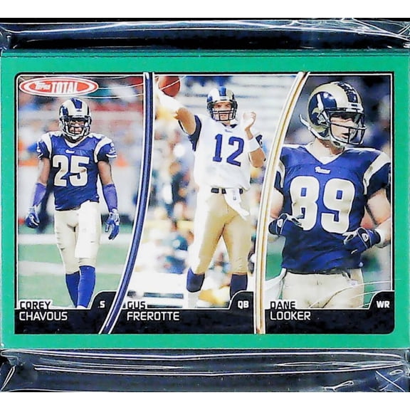 2007 Topps Total St Louis Rams Team Set 16 Cards