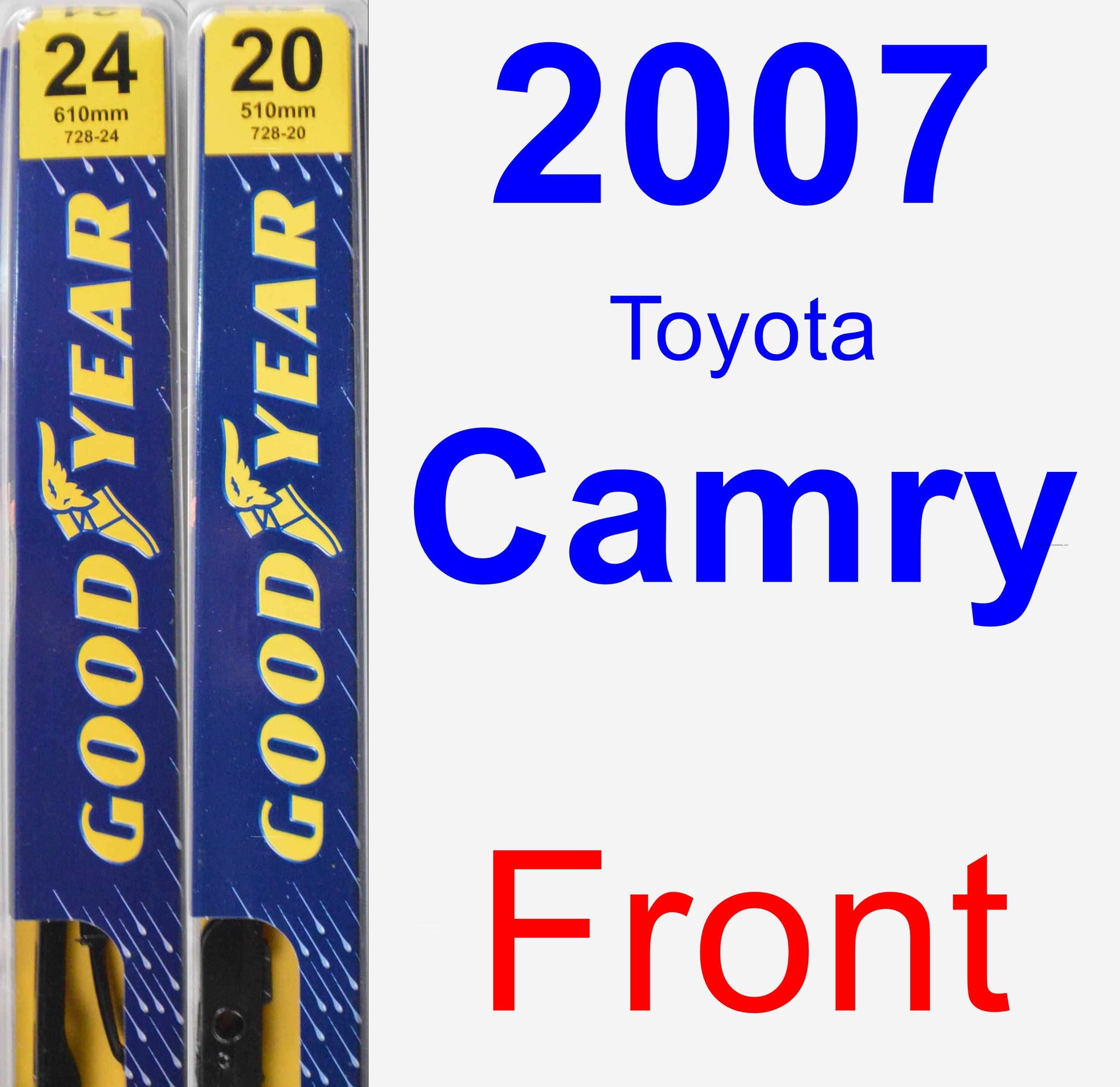 2007 Toyota Camry Wiper Blade Set/Kit (Front) (2 Blades) Premium