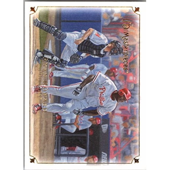 2007 UD Masterpieces #71 Ryan Howard MLB Baseball Trading Card