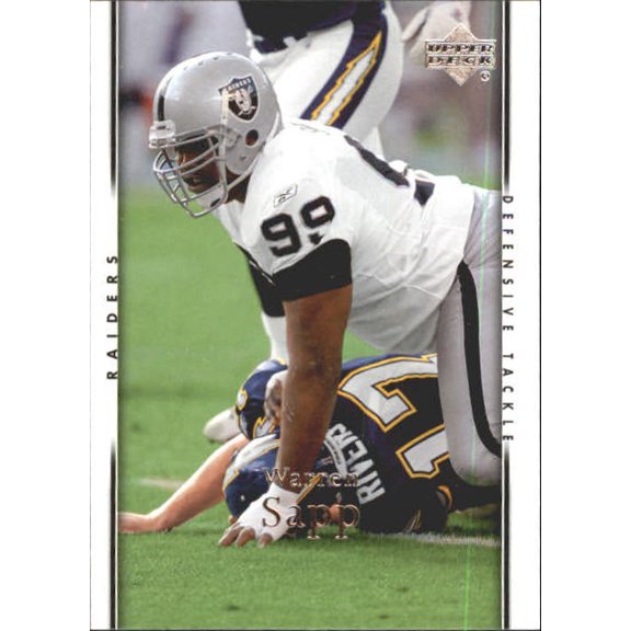 2007 Upper Deck #137 Warren Sapp NFL Football Trading Card