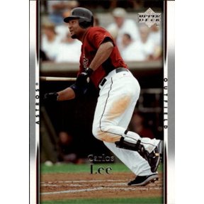 2007 Upper Deck #726 Carlos Lee MLB Baseball Trading Card