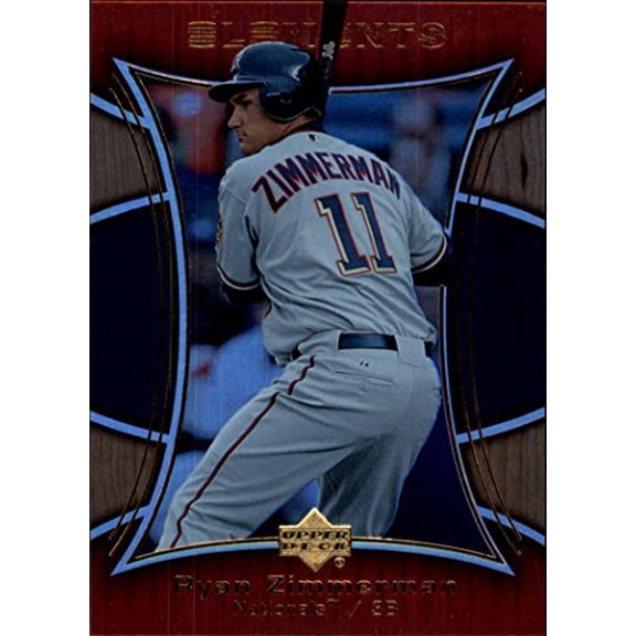 2007 Upper Deck Elements #42 Ryan Zimmerman MLB Baseball Trading Card