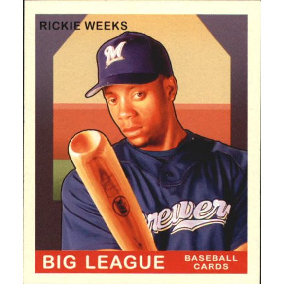 2007 Upper Deck Goudey Red Backs #172 Rickie Weeks MLB Baseball Trading Card