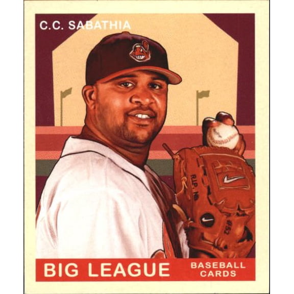 2007 Upper Deck Goudey Red Backs #20 C.C. Sabathia MLB Baseball Trading Card