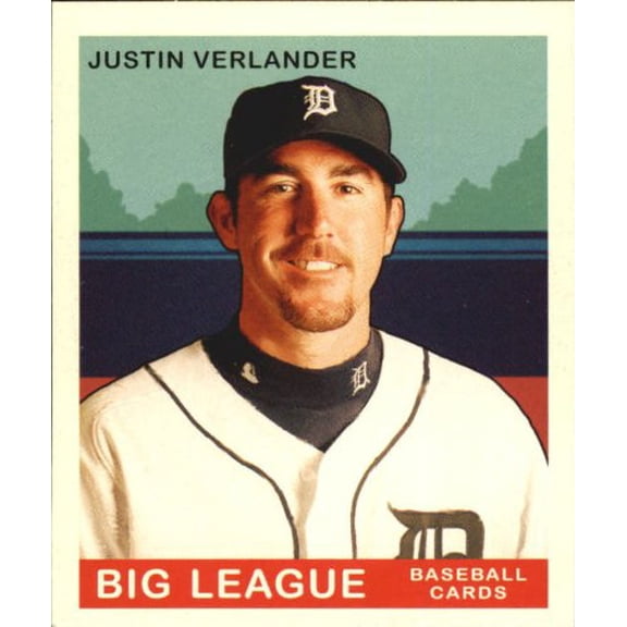2007 Upper Deck Goudey Red Backs #200 Justin Verlander MLB Baseball Trading Card