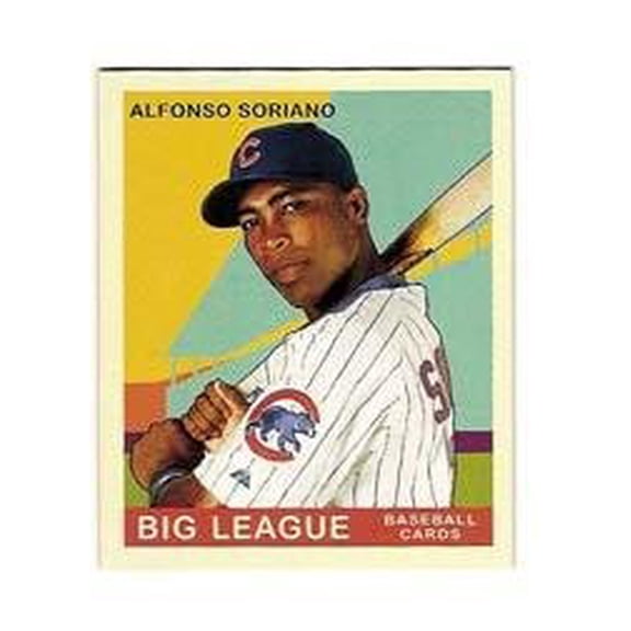 2007 Upper Deck Goudey Red Backs #8 Alfonso Soriano MLB Baseball Trading Card