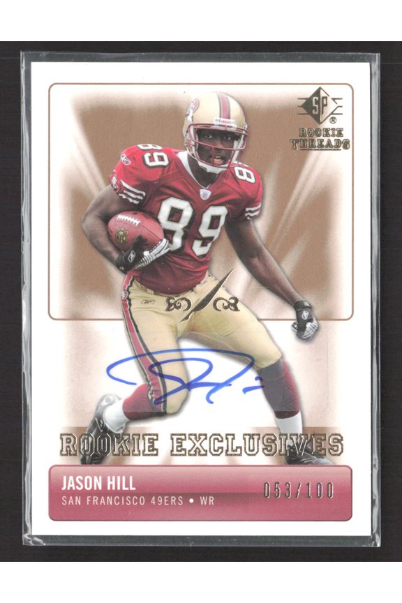 2007 Upper Deck SP Rookie Threads Rookie Exclusives Jason Hill #RE-JH /100