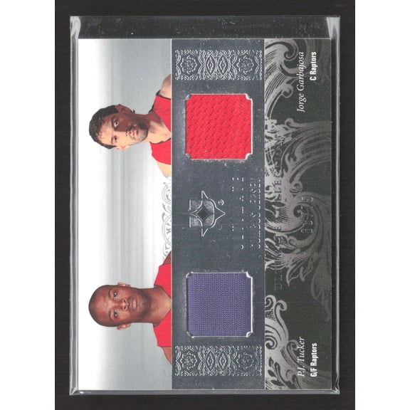 2007 Upper Deck Ultimate Collection Jorge Garbajosa P.J. Tucker #UCD-TG Dual Jersey Event-Worn Memorabilia