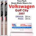 thumbnail image 1 of 2007 Volkswagen Golf City Beam Blade Wipers (Set of 2), 1 of 3