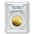 thumbnail image 1 of 2007-W 1/2 oz Proof Gold Dolley Madison PR-70 PCGS, 1 of 3