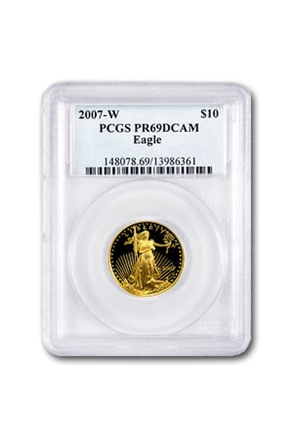 2007-W 1/4 oz Proof American Gold Eagle PR-69 DCAM PCGS
