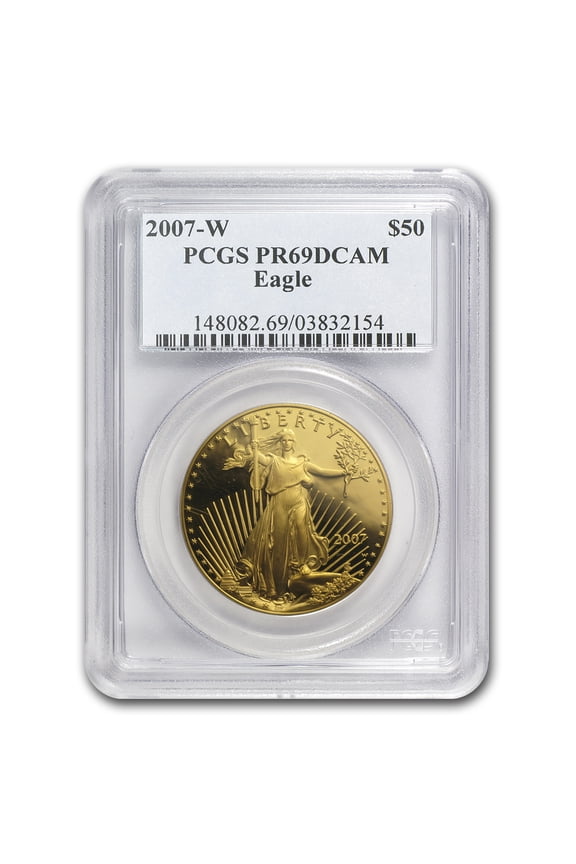 2007-W 1 oz Proof American Gold Eagle PR-69 DCAM PCGS