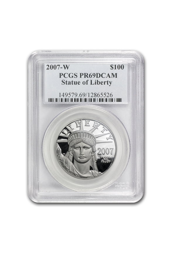 2007-W 1 oz Proof American Platinum Eagle PR-69 PCGS