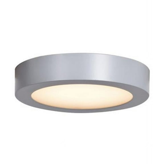 20071LEDD-SILV-ACR 7 in . Strike LED Silver Flush Mount Ceiling Light